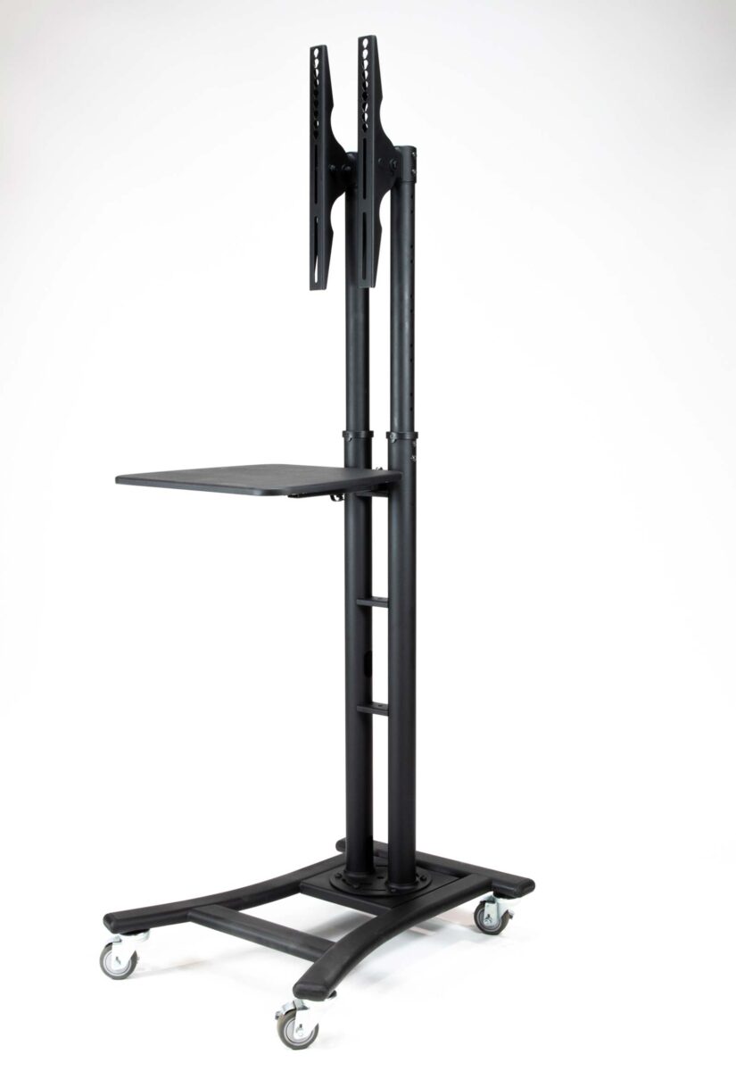Black Rolling Stand with Shelf