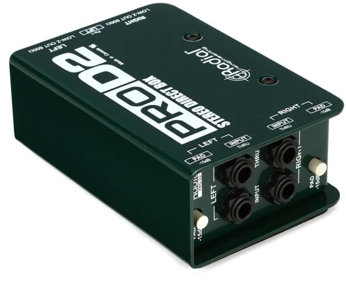 Radial ProD2 Stereo Passive Instrument Direct Box