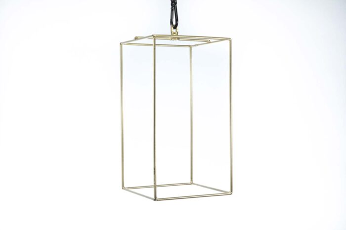 Small-Gold Geometric Chandelier